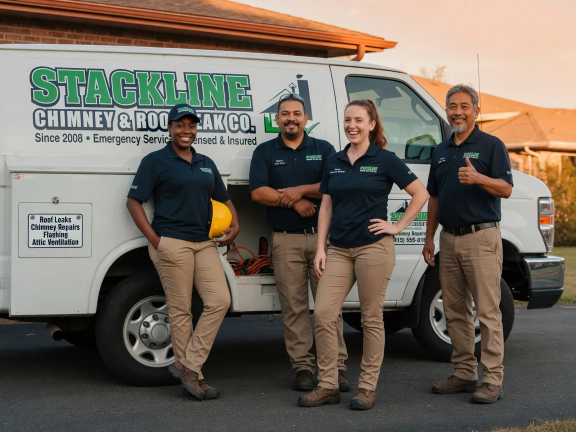 Chimney flashing repair company in Stratton, ME